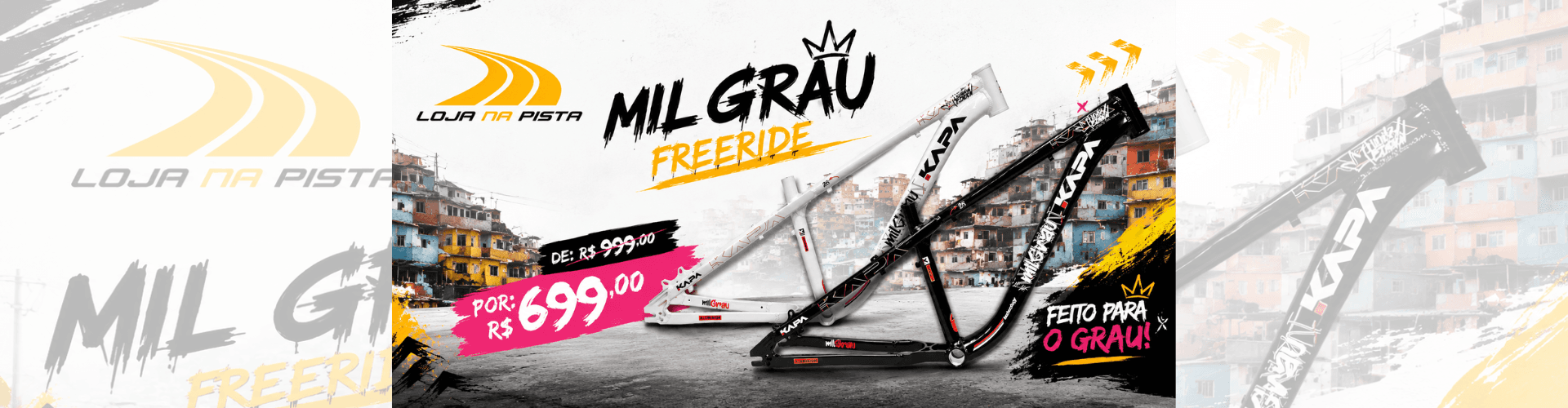 Quadro Kapa Mil Grau Freeride
