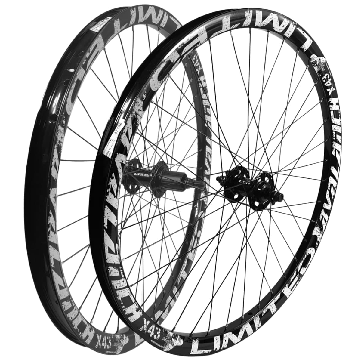 Par de Roda 26 Avalanche Preto Cubo LTX Cassete Preto Barulhento