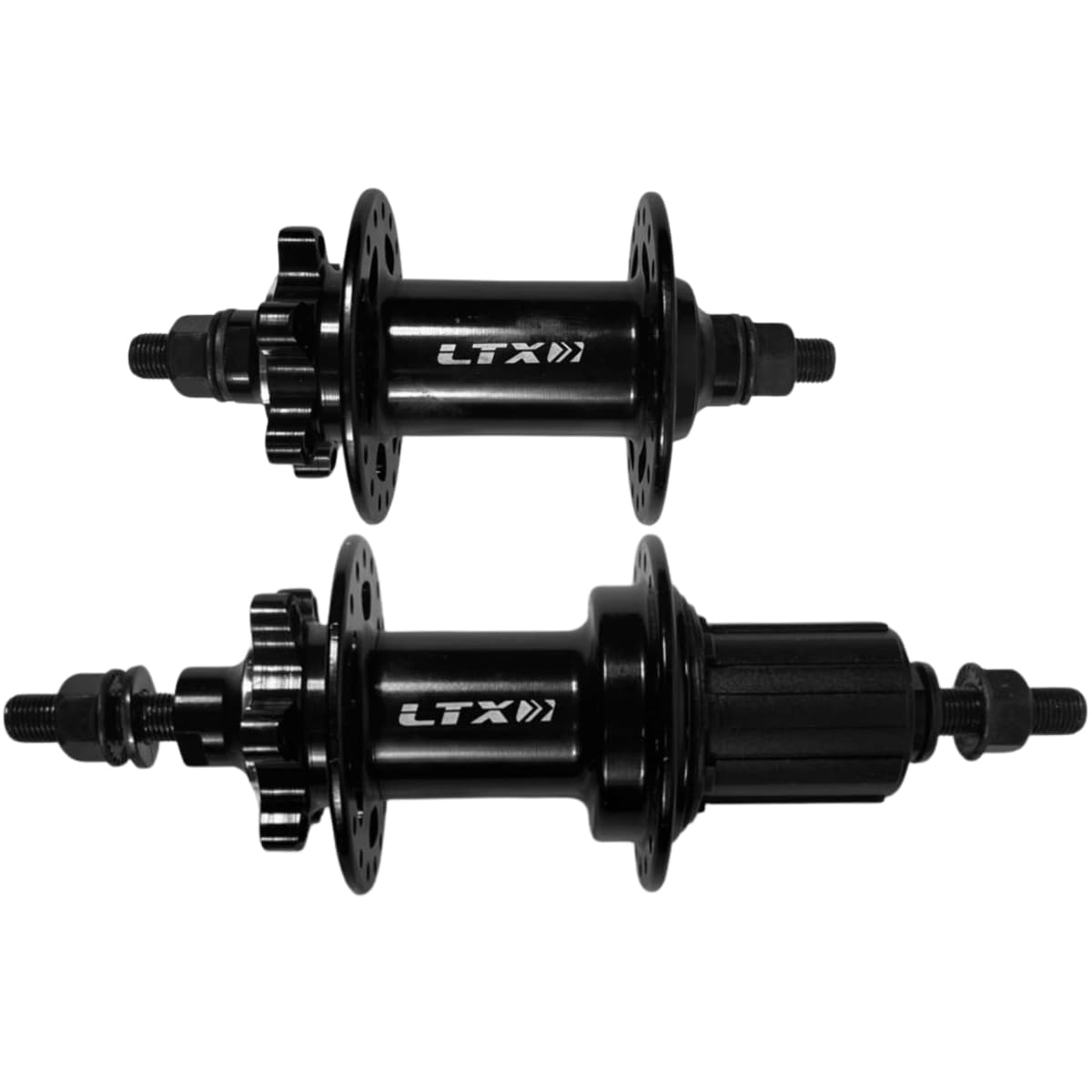 Cubo Alumínio LTX Cassete 36 Furos Preto Com Porca
