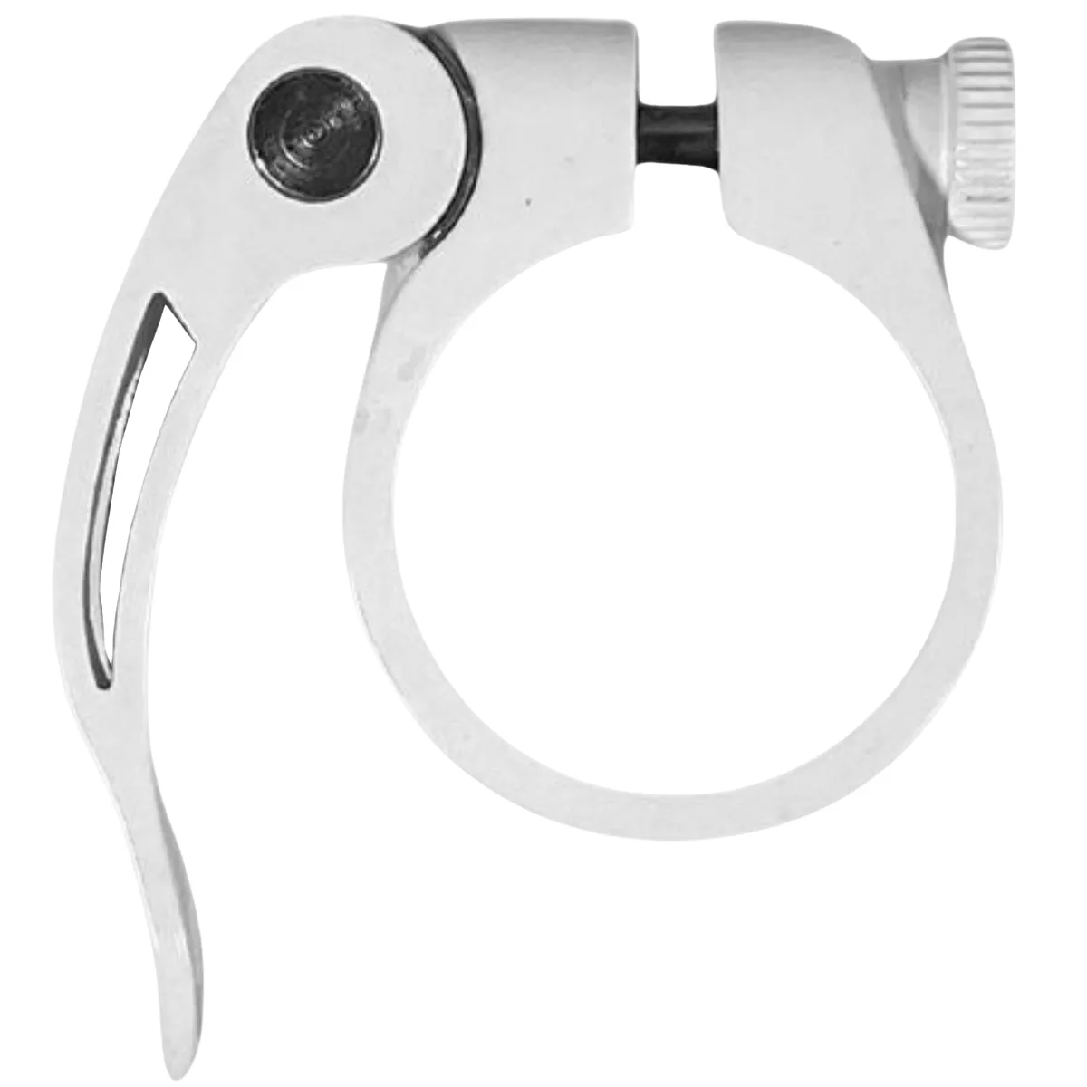Abraçadeira Selim Tranz-x 34,9mm Alumínio Branco Com Blocagem