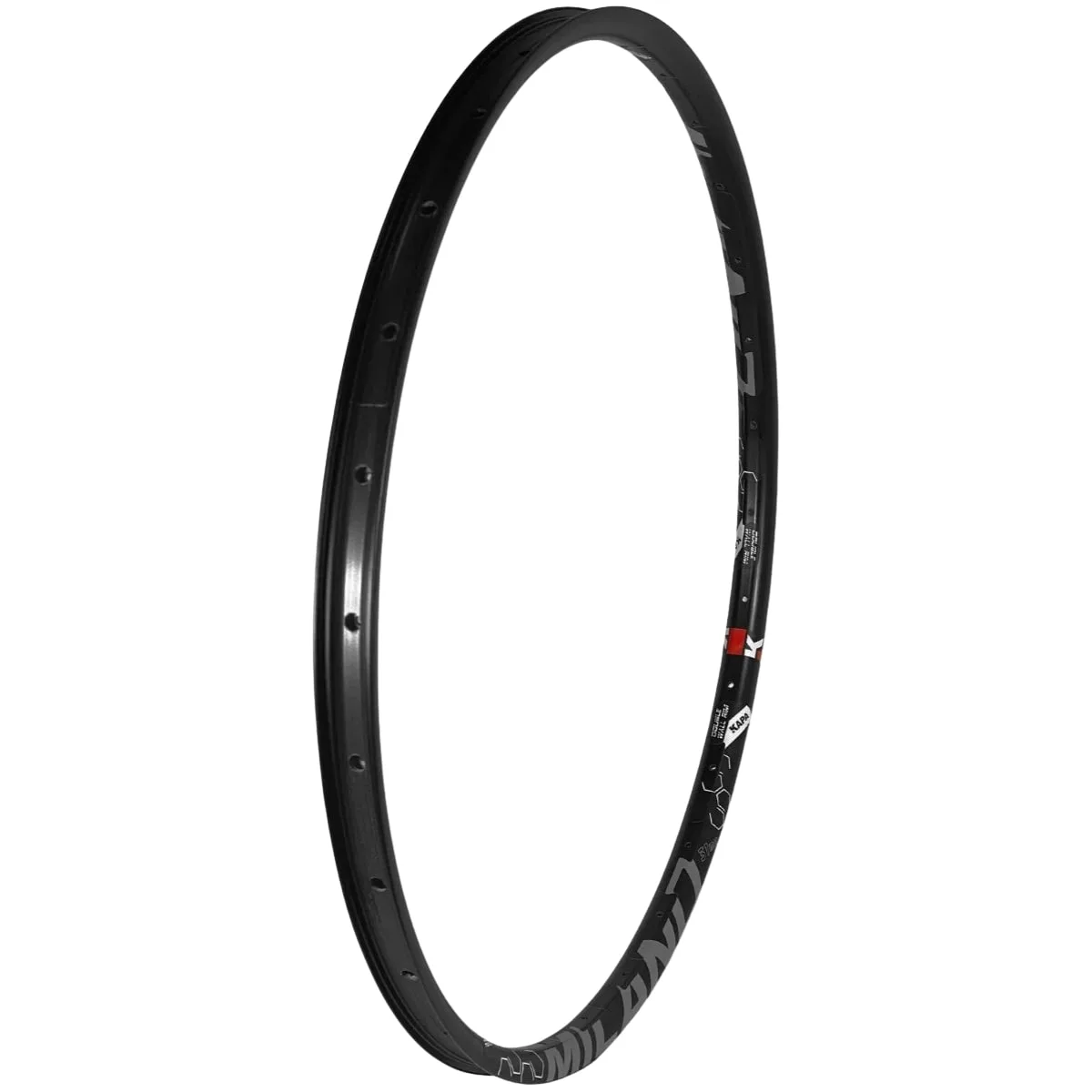 Aro 29 MTB Alumínio Aero Kapa Milano Preto Fosco Disco 28 Furos