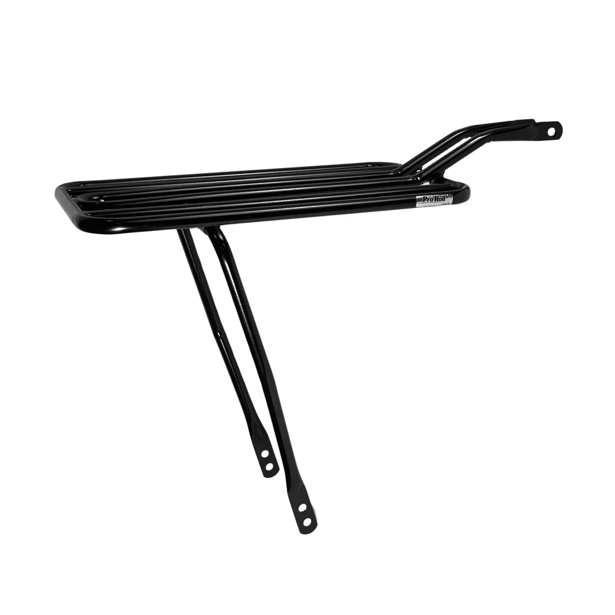 Bagageiro de Bicicleta Pro Roll Tubular Aro 26 Preto Articulado Carga