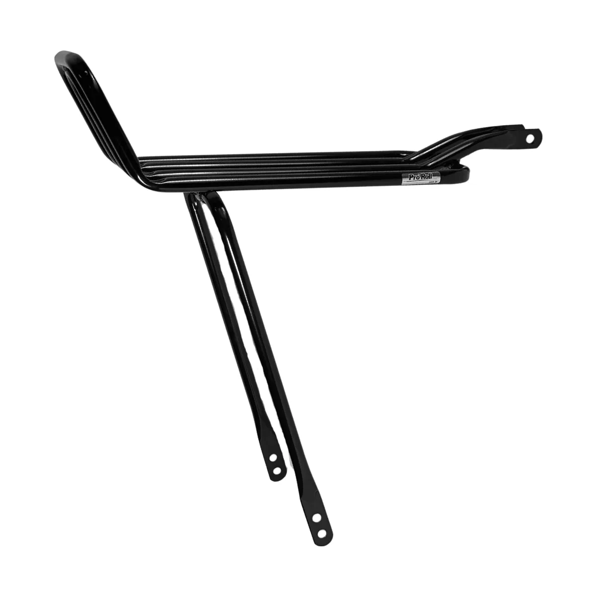 Bagageiro de Bicicleta Pro Roll Tubular Aro 26 Preto Articulado Rabetão
