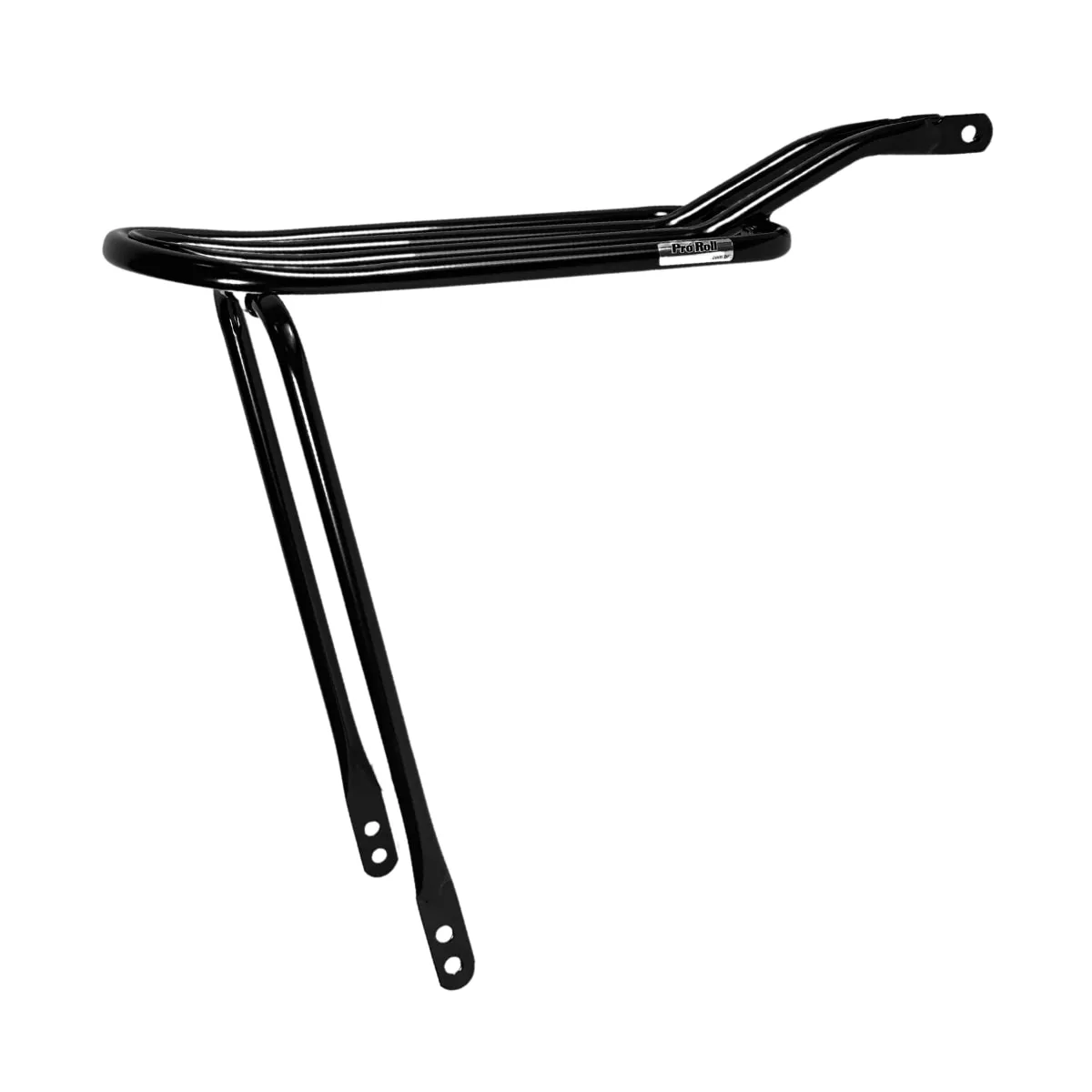 Bagageiro de Bicicleta Pro Roll Tubular Preto Articulado
