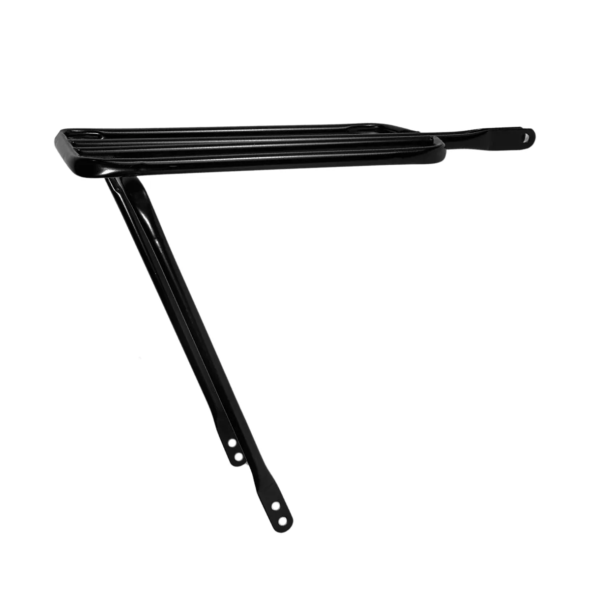 Bagageiro de Bicicleta Zofer Tubular Aro 26 Preto Articulado Reto