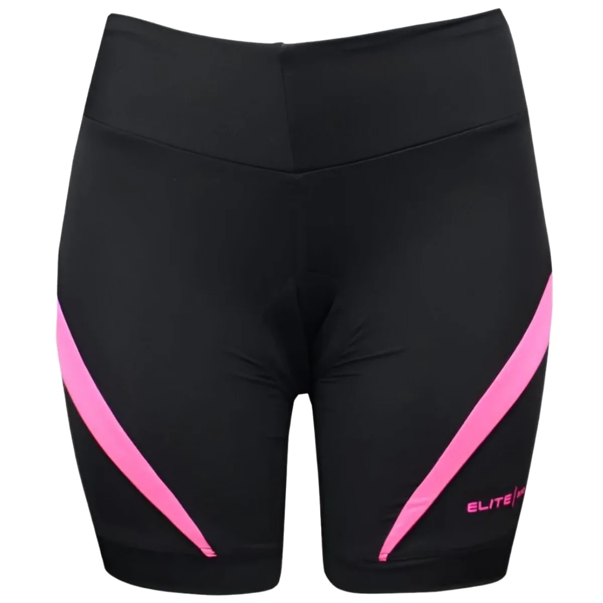 Bermuda Ciclismo Feminina Elite Preto e Pink - G