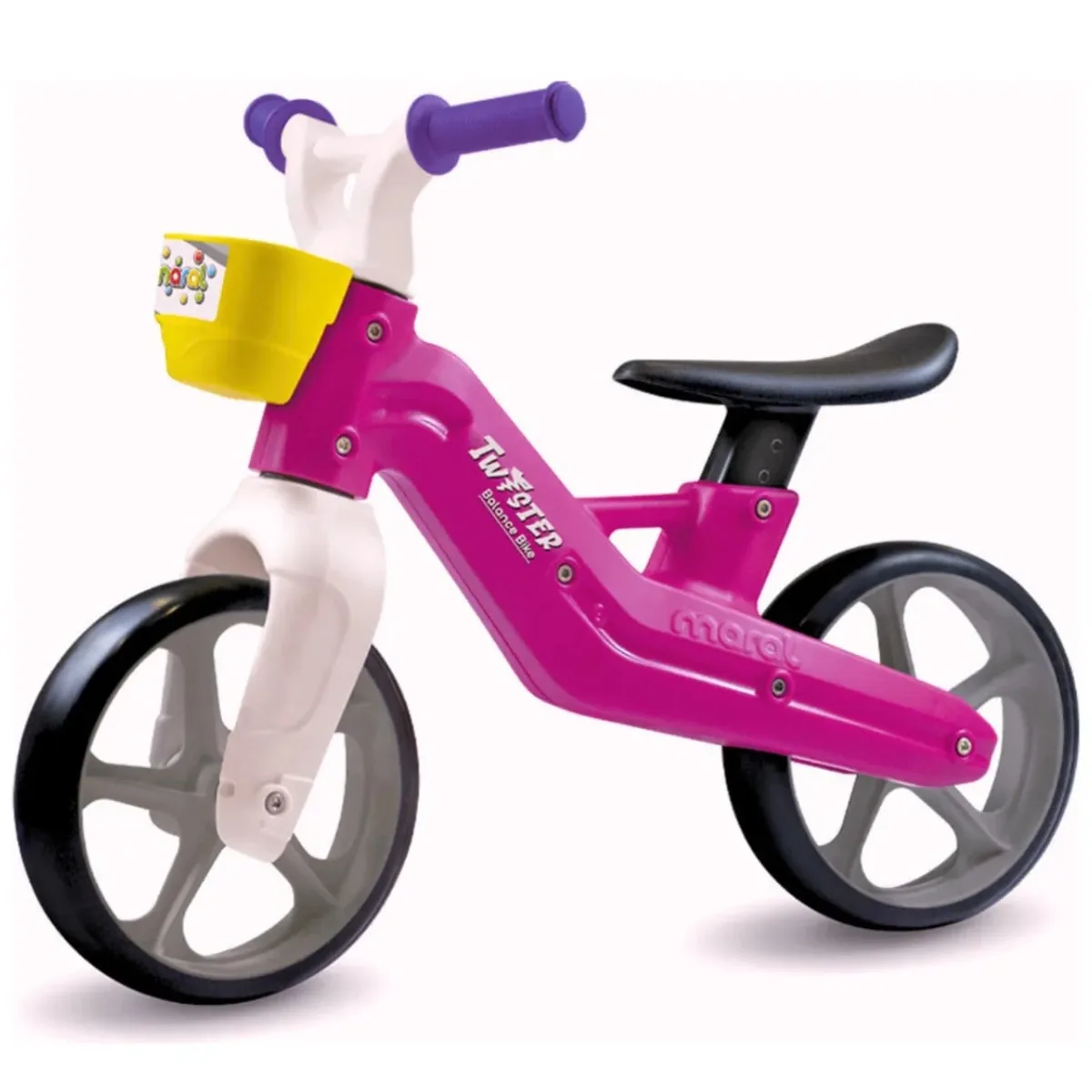 Bicicleta Aro 12 Maral Twister Balance Rosa
