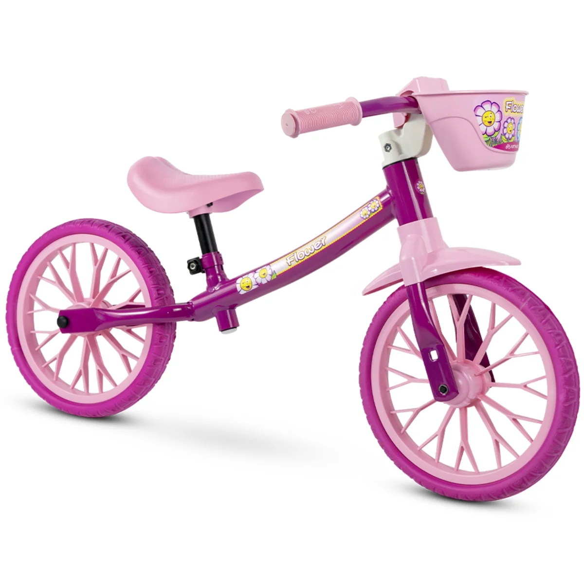 Bicicleta Aro 12 Nathor Balance Flower