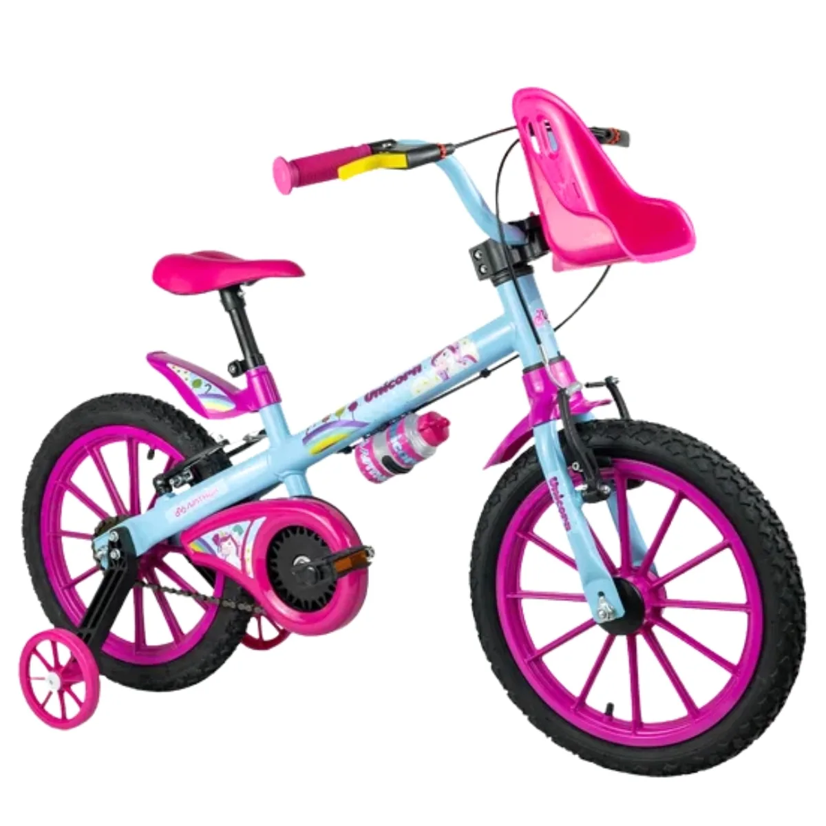 Bicicleta Aro 16 Nathor Unicorn Azul