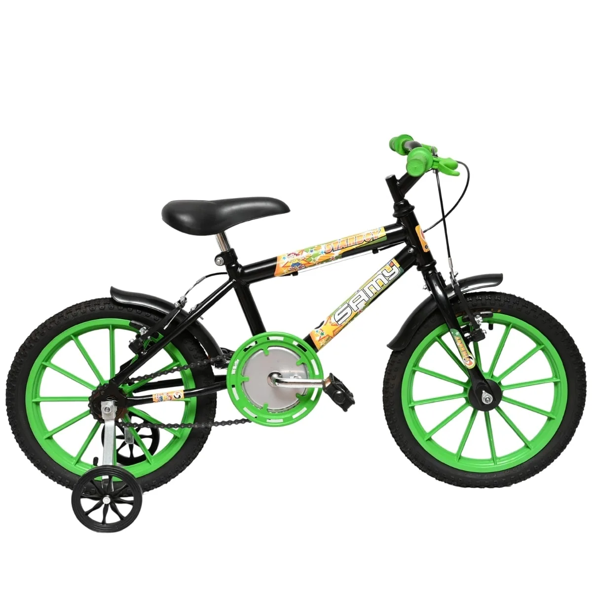Bicicleta Aro 16 Volpx Verde e Preto