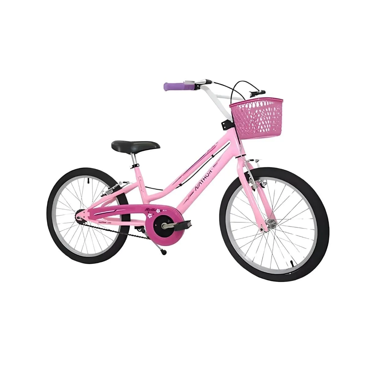 Bicicleta Aro 20 Nathor Bella Rosa e Pink
