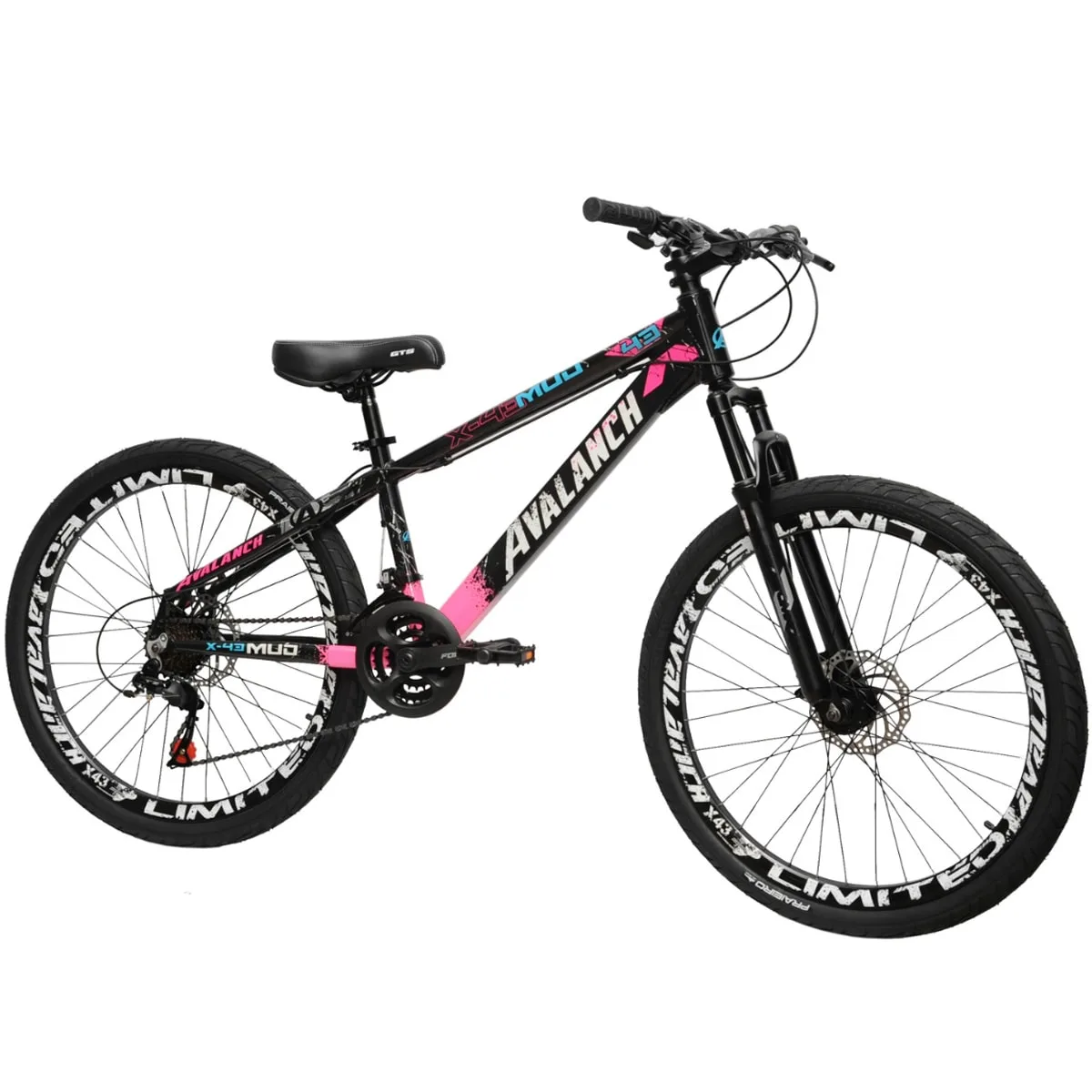 Bicicleta Aro 26 Avalanch X-43 Start 21 Velocidades Freio Disco