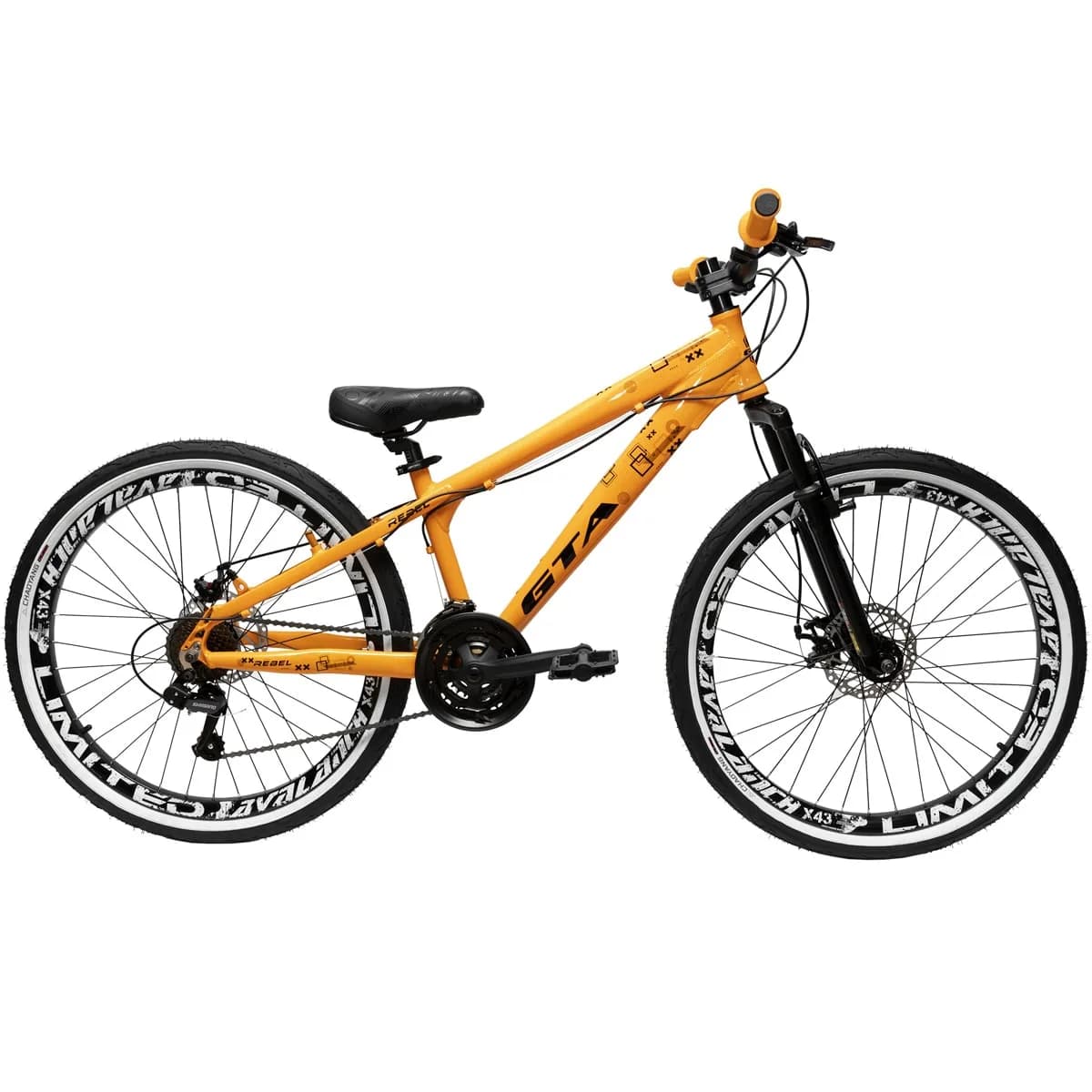 Bicicleta Aro 26 GTA Rebel 24 Velocidades Shimano