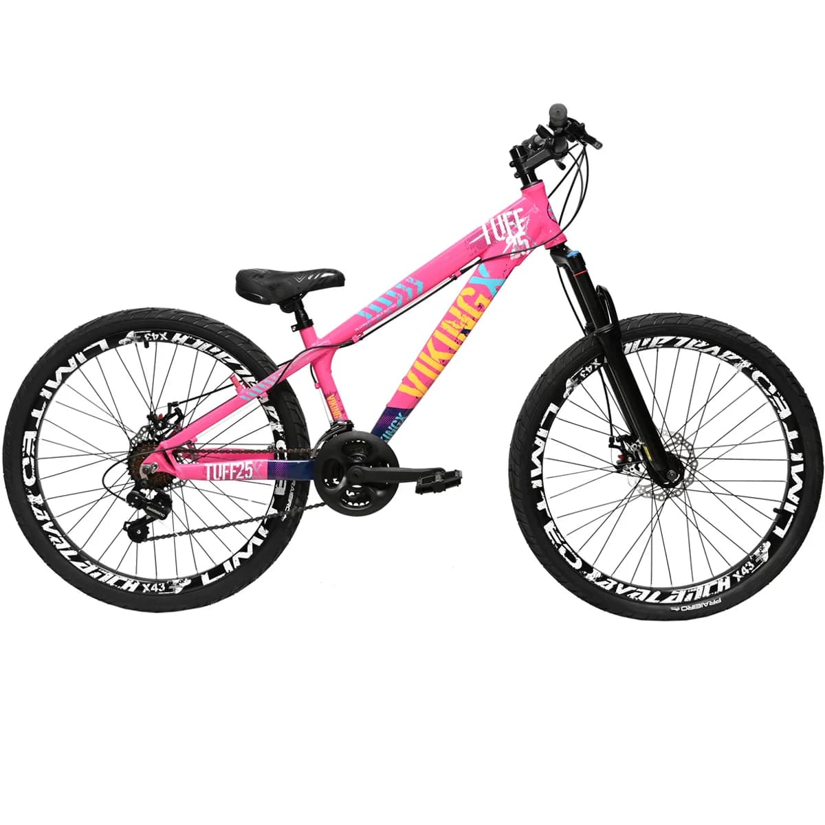 Bicicleta Aro 26 Viking Tuff X-25 21 Velocidades Free Semi