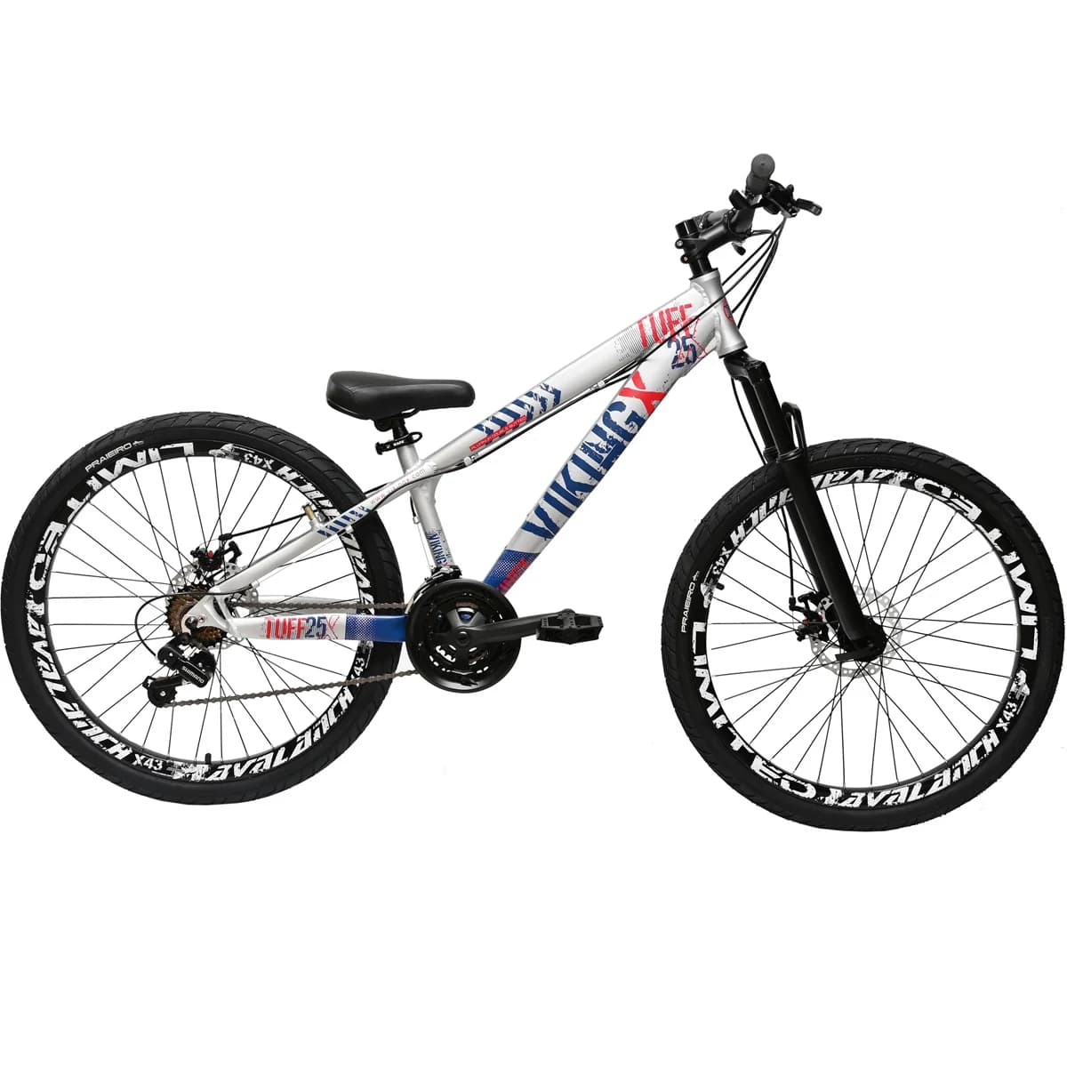Bicicleta Aro 26 Viking Tuff X-25 21 Velocidades Free Semi