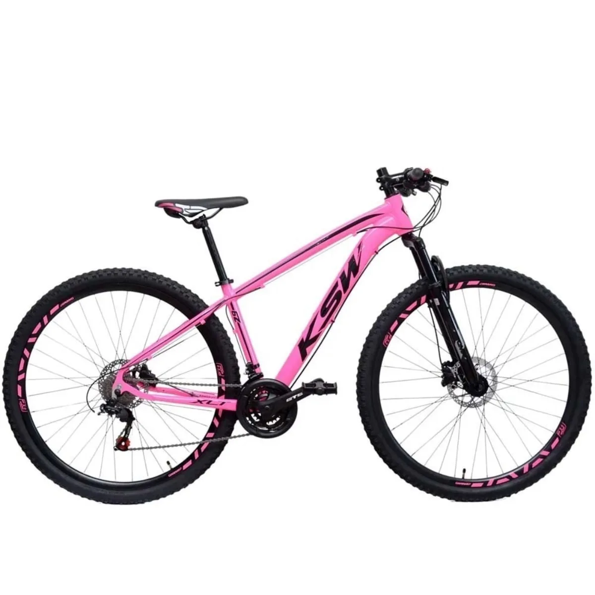 Bicicleta Aro 29 KSW 24 Velocidades Câmbios Shimano Freio Disco