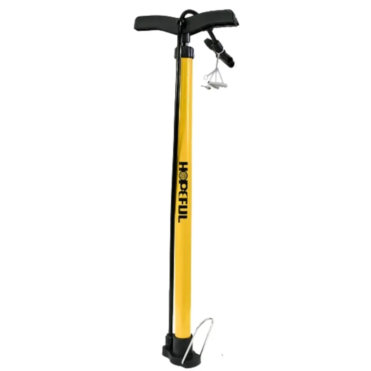 Bomba de Ar Oficina Bicicleta Hopeful Amarela 30x600