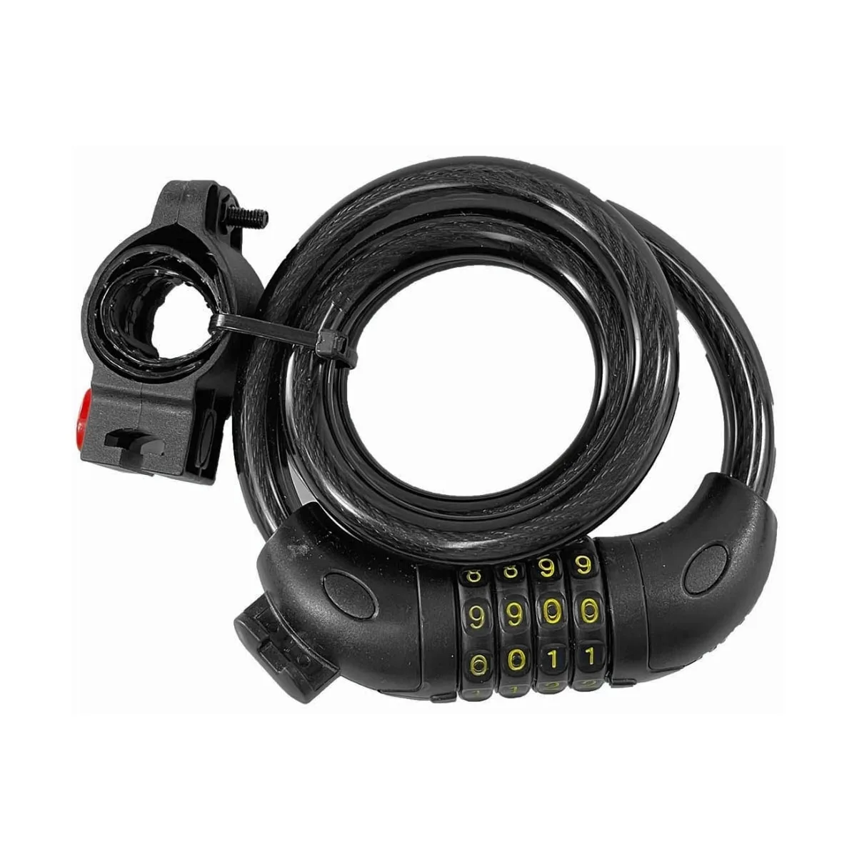 Cadeado de Bicicleta Espiral Inviktus Segredo 12mm X 1M