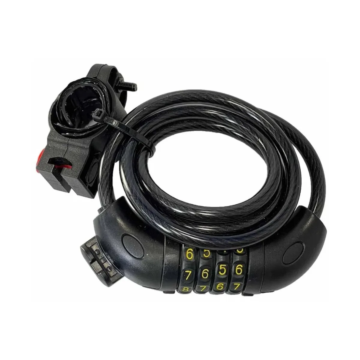 Cadeado de Bicicleta Espiral Inviktus Segredo 8mm X 1M