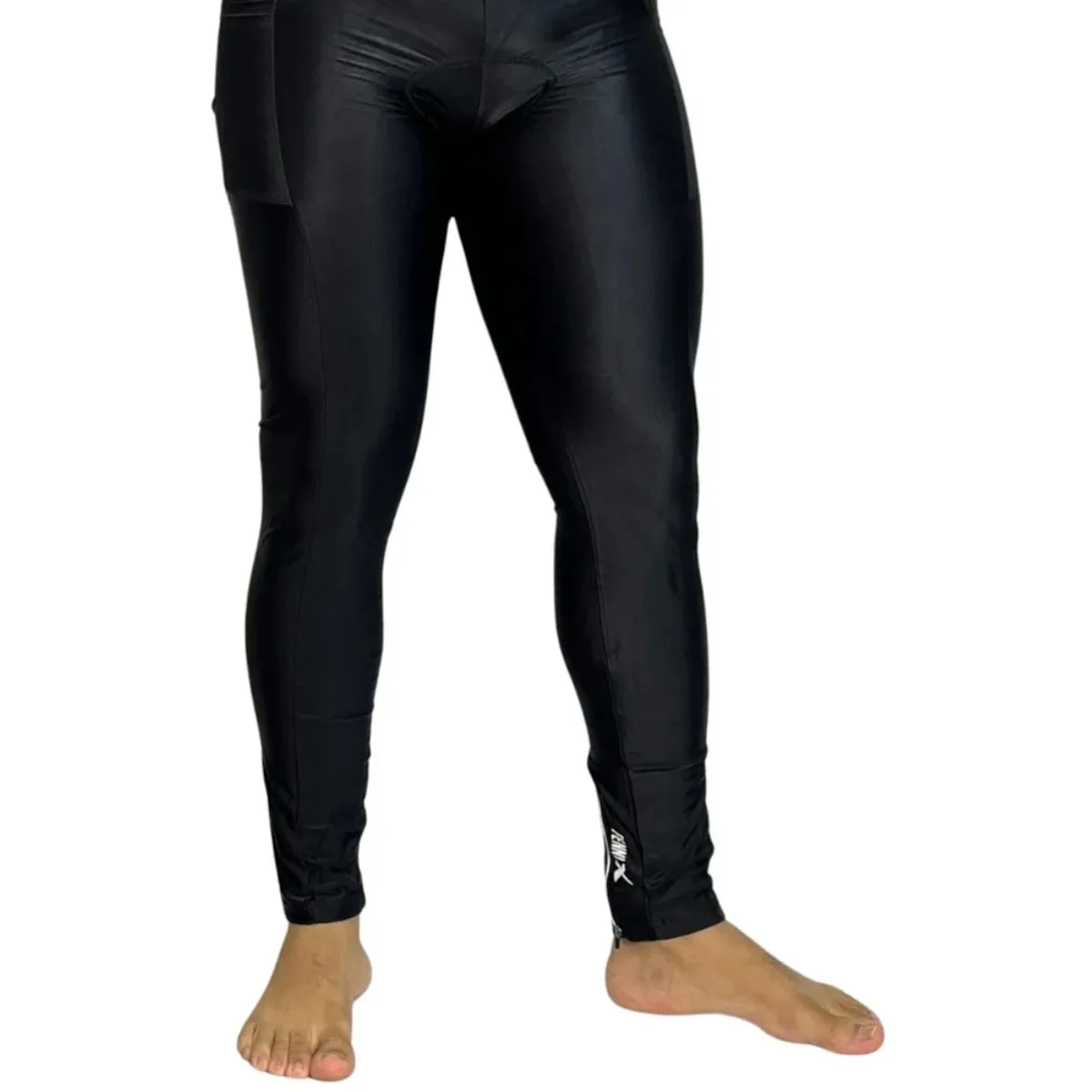 Calça de Ciclismo Masculina Fennix Com Bolso e Ziper