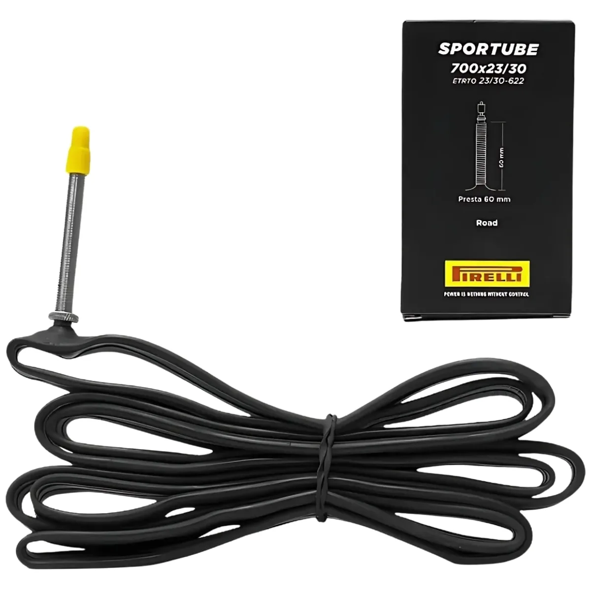 Câmara 700x23/30 Pirelli Sportube Válvula Presta 60mm