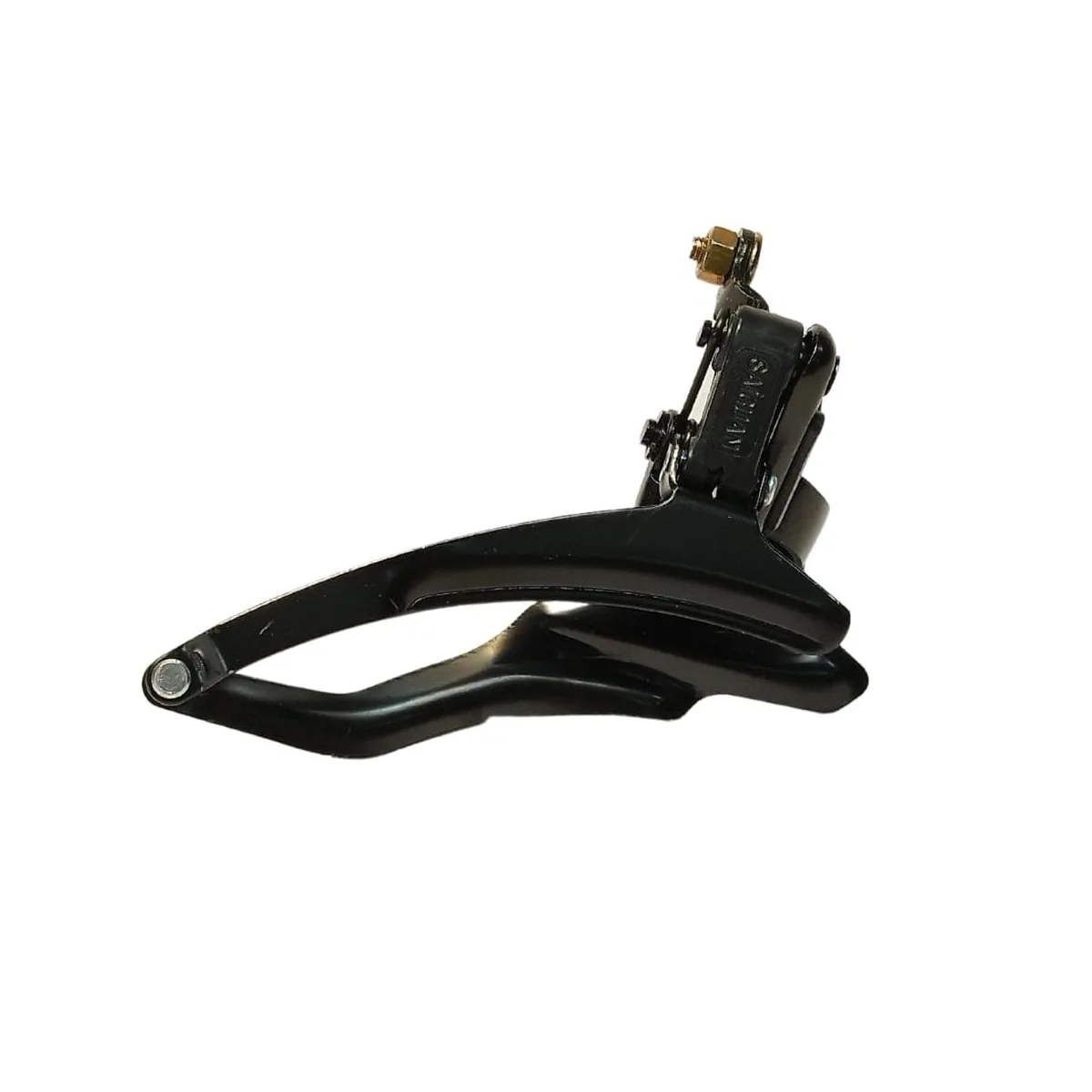 Cambio Dianteiro Saiguan QD-04 28,6mm Puxa Por Baixo Preto Index Longo