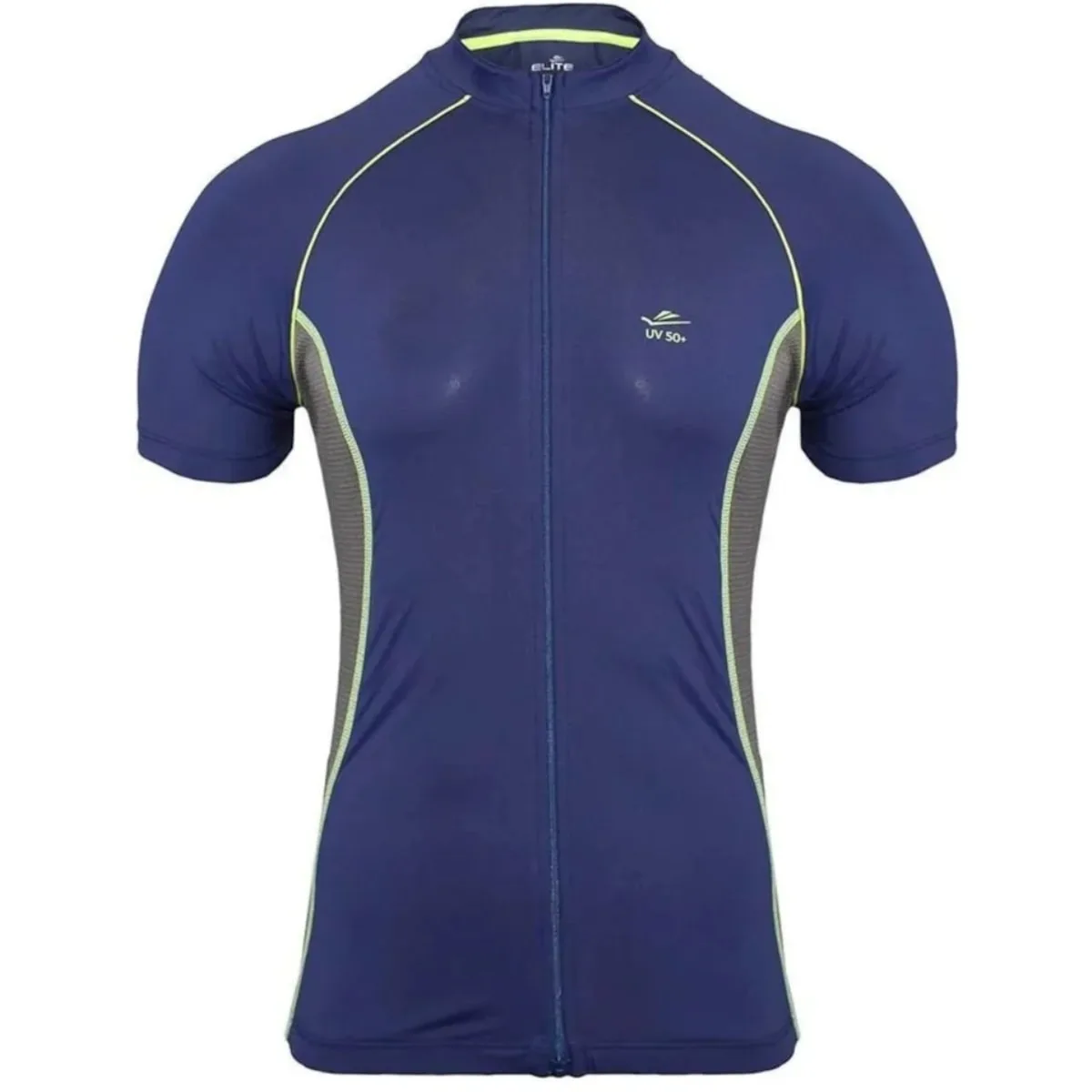 Camiseta Masculina Elite Especial Azul e Verde Com Proteção UV