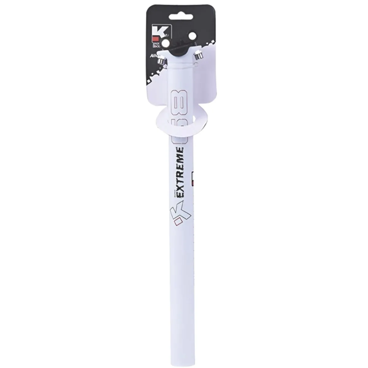 Canote de Selim Kapa 31,6mm X 400mm Alumínio Branco