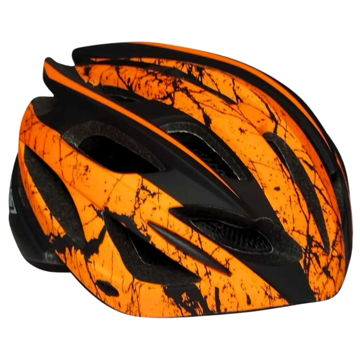 Capacete Bike Garra7 X 29 Preto e Laranja M
