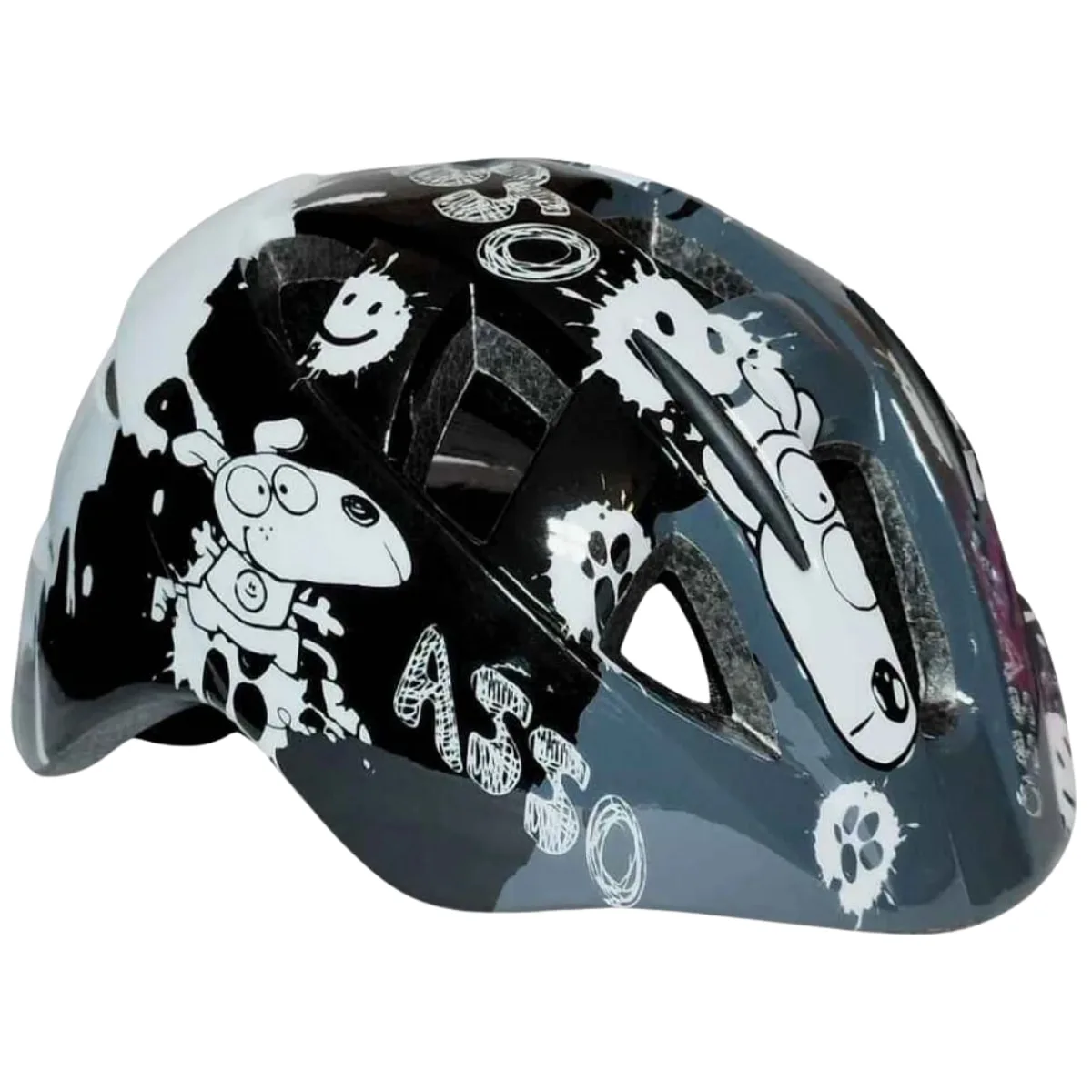 Capacete Bike Mirim Garra7 Kit Preto M