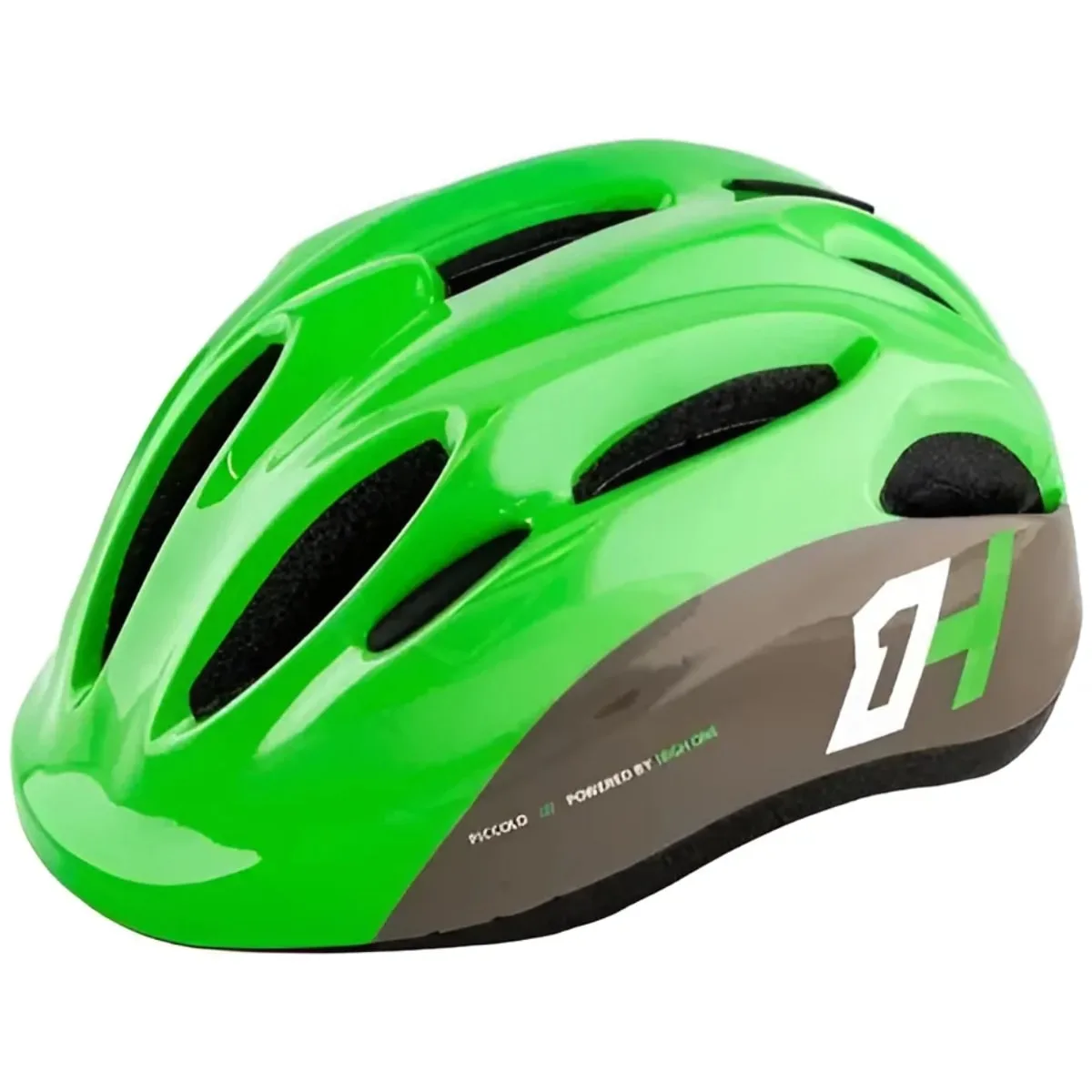 Capacete Bike Mirim High One Piccolo Verde e Cinza P