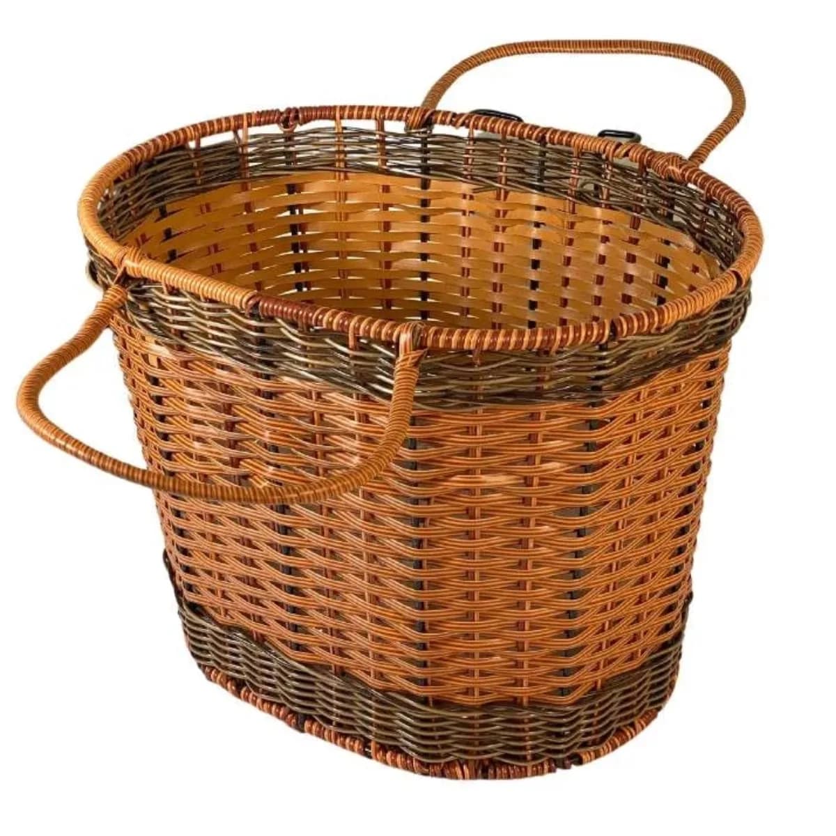 Cesta de Bicicleta Aro 26 Importado Vime Marrom