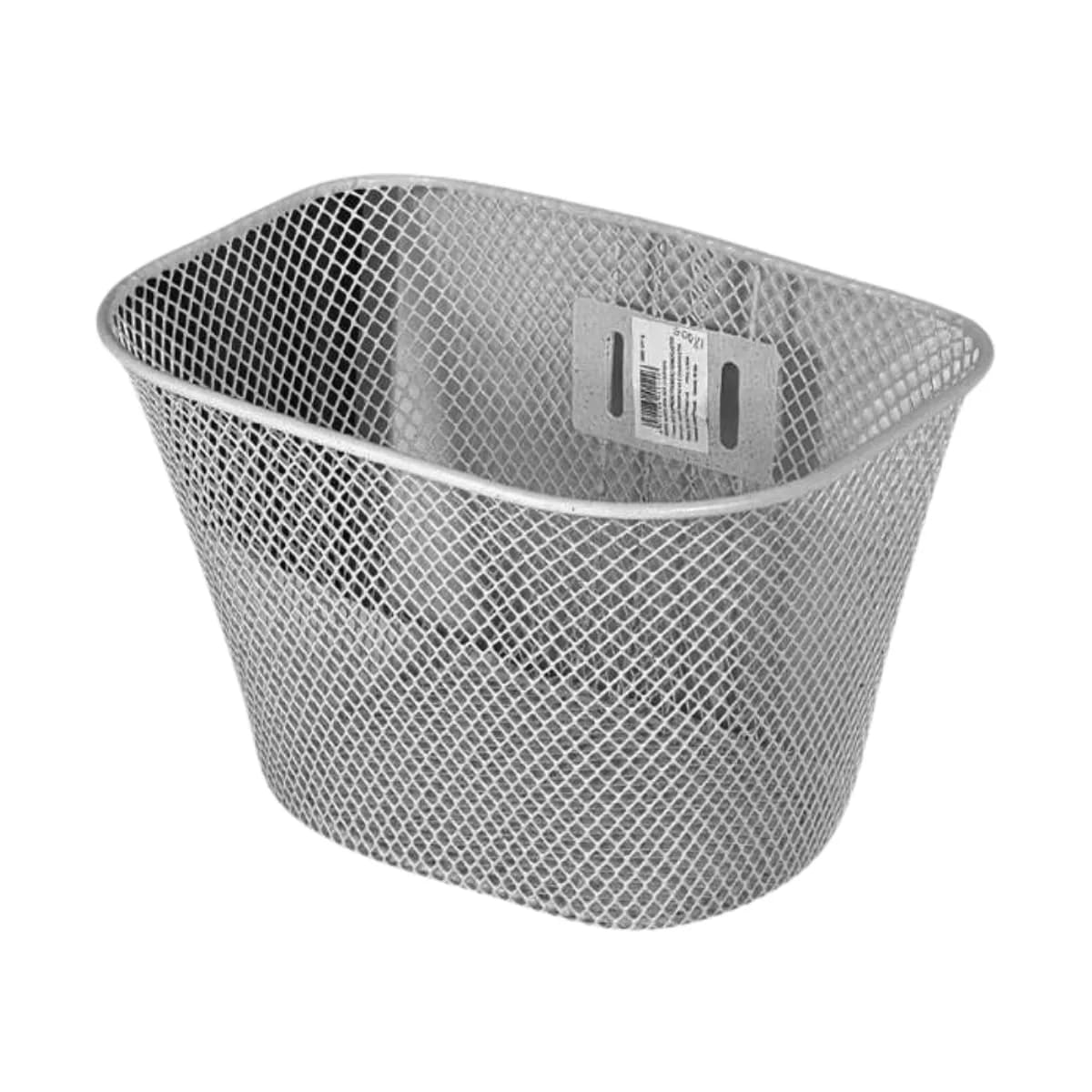 Cesta de Bicicleta Importado Aro 16 Oval Aço Branco
