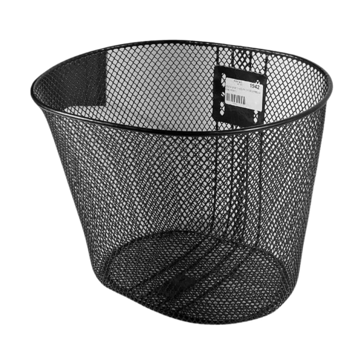 Cesta de Bicicleta Média Importado Aro 26 Oval Aço Preto