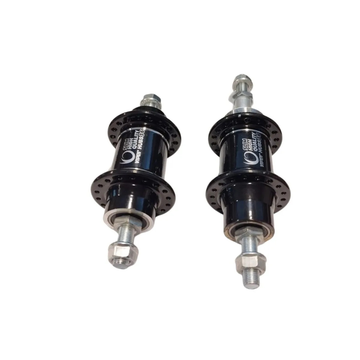 Cubo Alumínio Rosca Viper 36 Furos Com Rolamento Preto