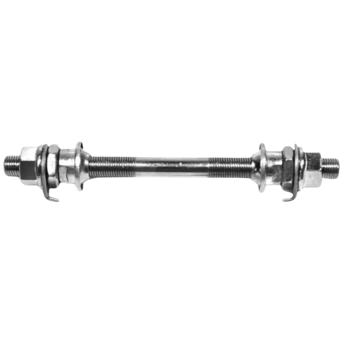 Eixo Dianteiro Importado 140mm Aço Zincado Grosso 3/8 ( 2 Unidades )