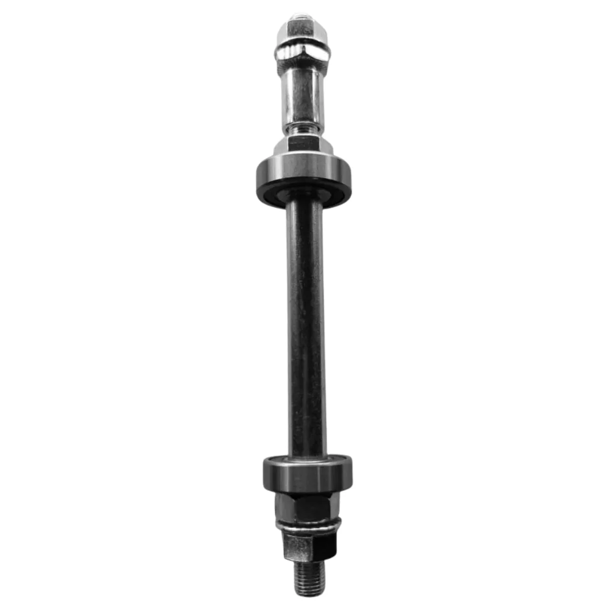 Eixo Traseiro Everest 175mm Aço Zincado Grosso 3/8 Com Rolamento