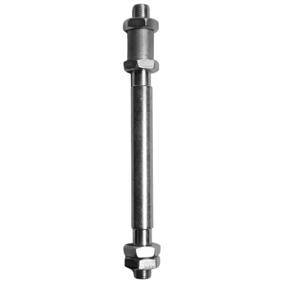 Eixo Traseiro Furado Nek 140mm Aço Zincado Grosso 3/8