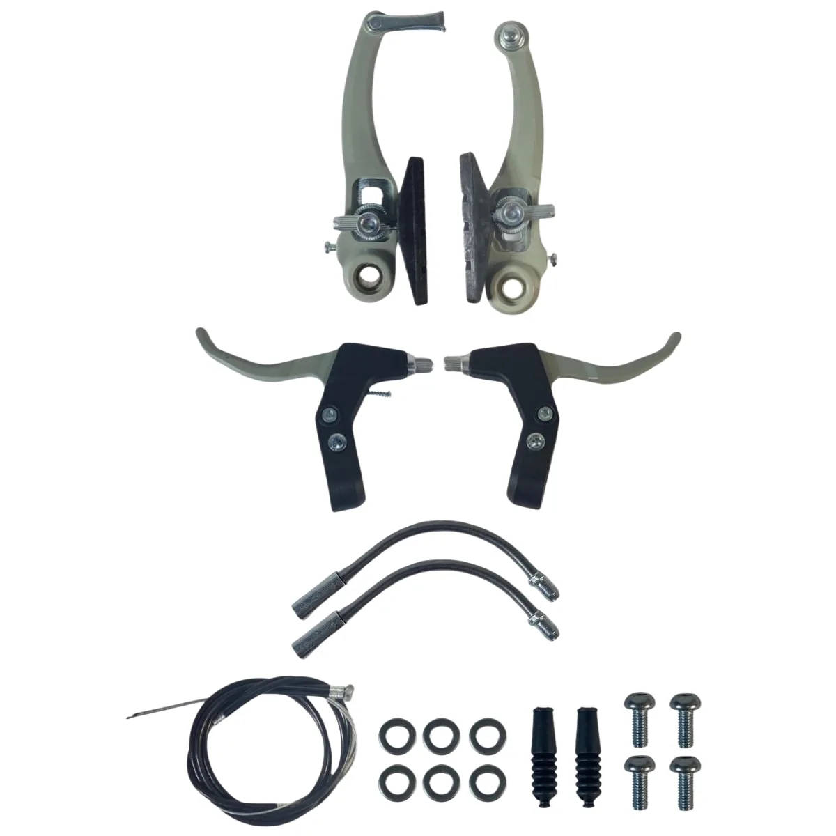 Freio V.Brake Tough Pino Nylon Cinza Completo