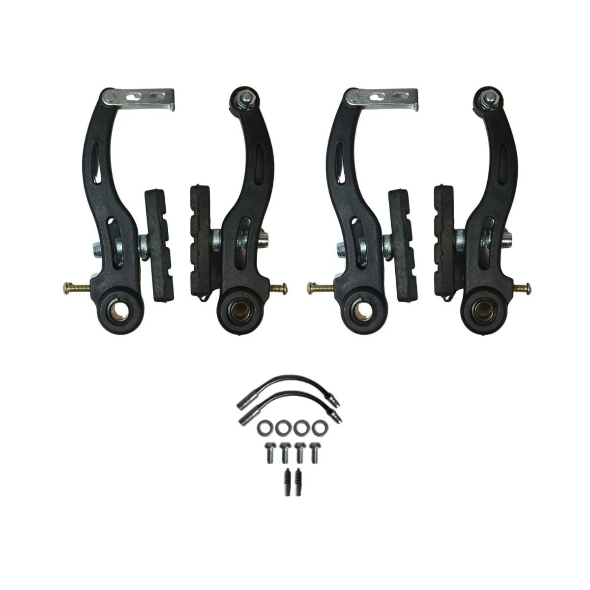Freio V Brake Vazado Importado Nylon Preto