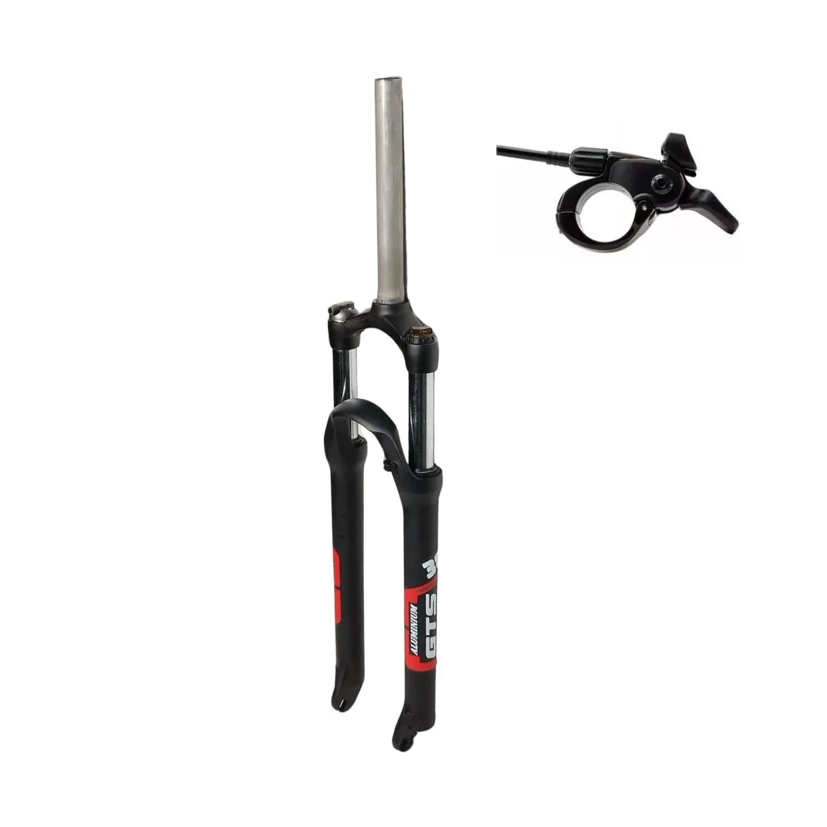 Garfo Suspensão Bike Aro 29 GTS Over Preto Com Trava