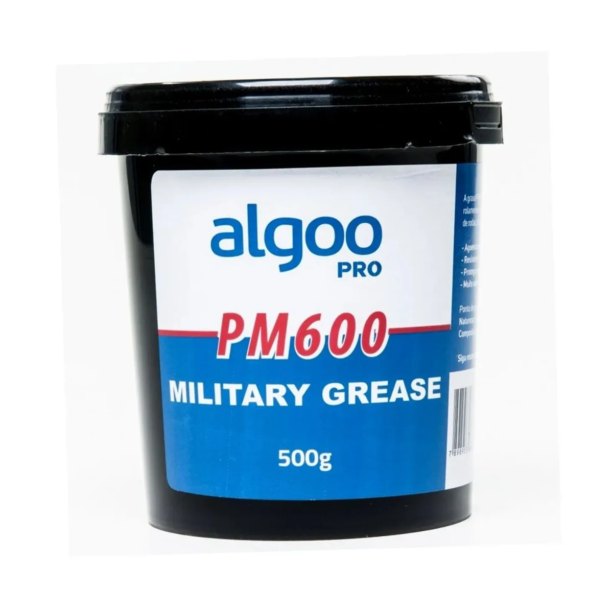 Graxa Lubrificante Algoo Pro PM-600 Militar 500g Oficina Bike