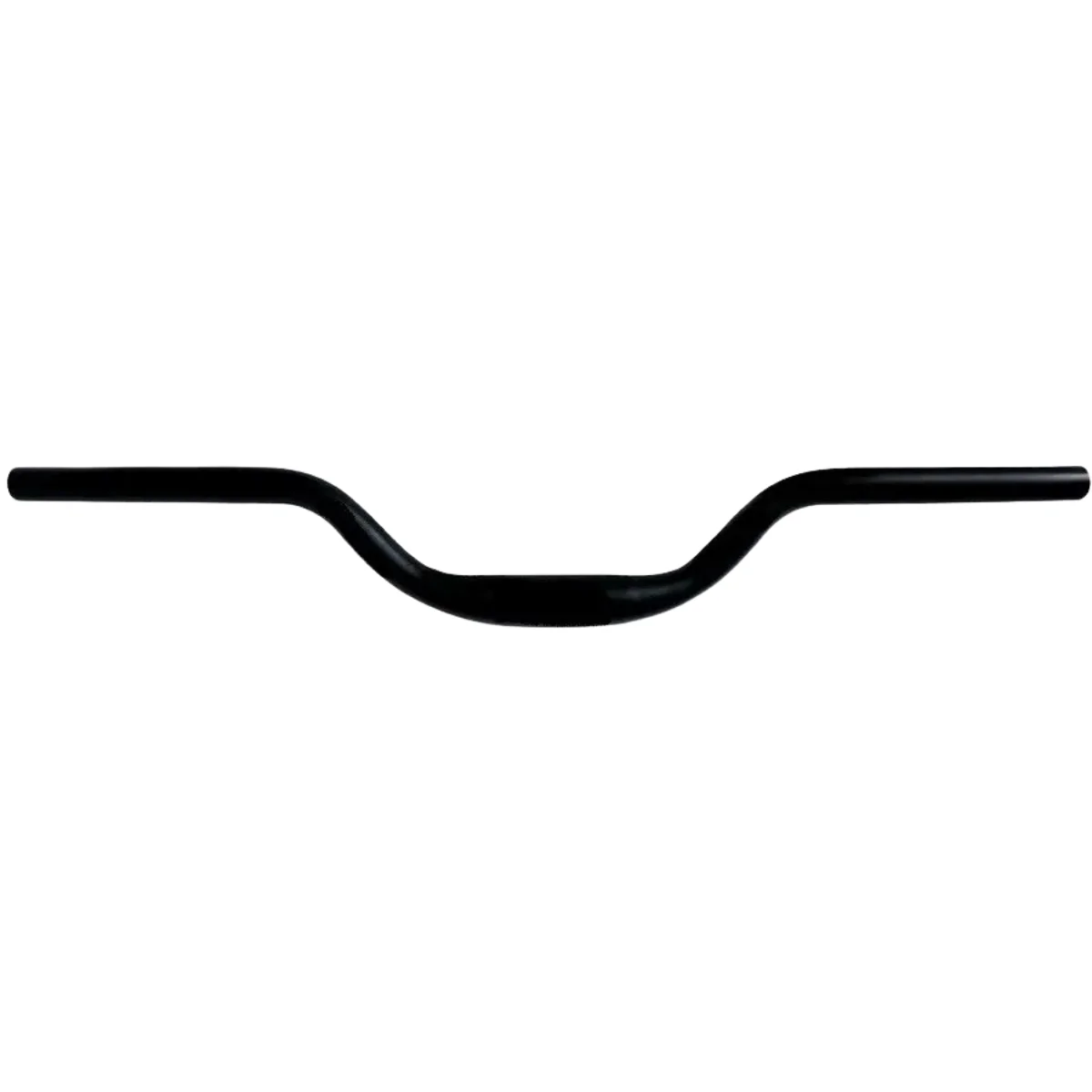 Guidão Aço Importado Curvo Preto 720mm x 31,8mm