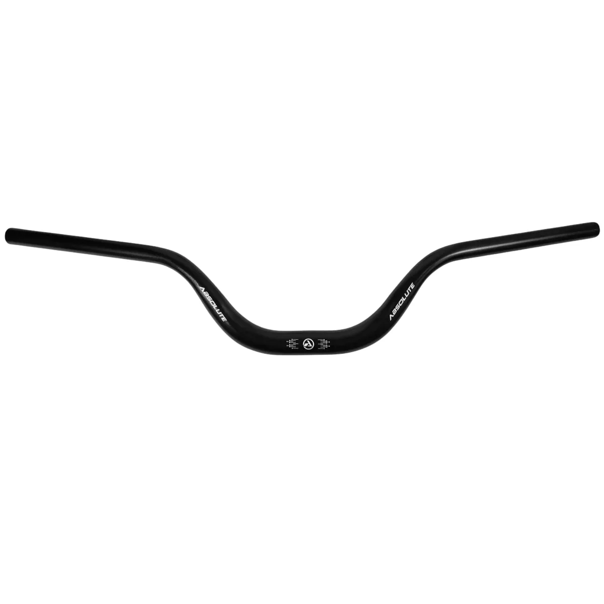 Guidão DH Alto Absolute Alumínio Preto 720mm X 31,8mm Expandido