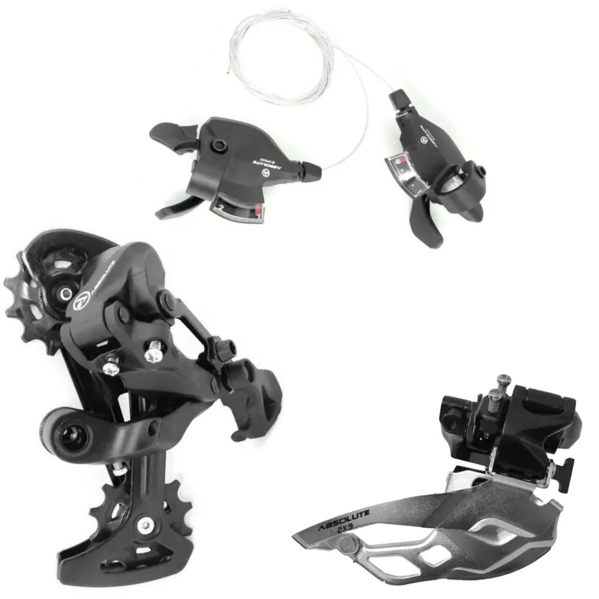 Kit Câmbio Absolute Nero A5 18 Velocidades