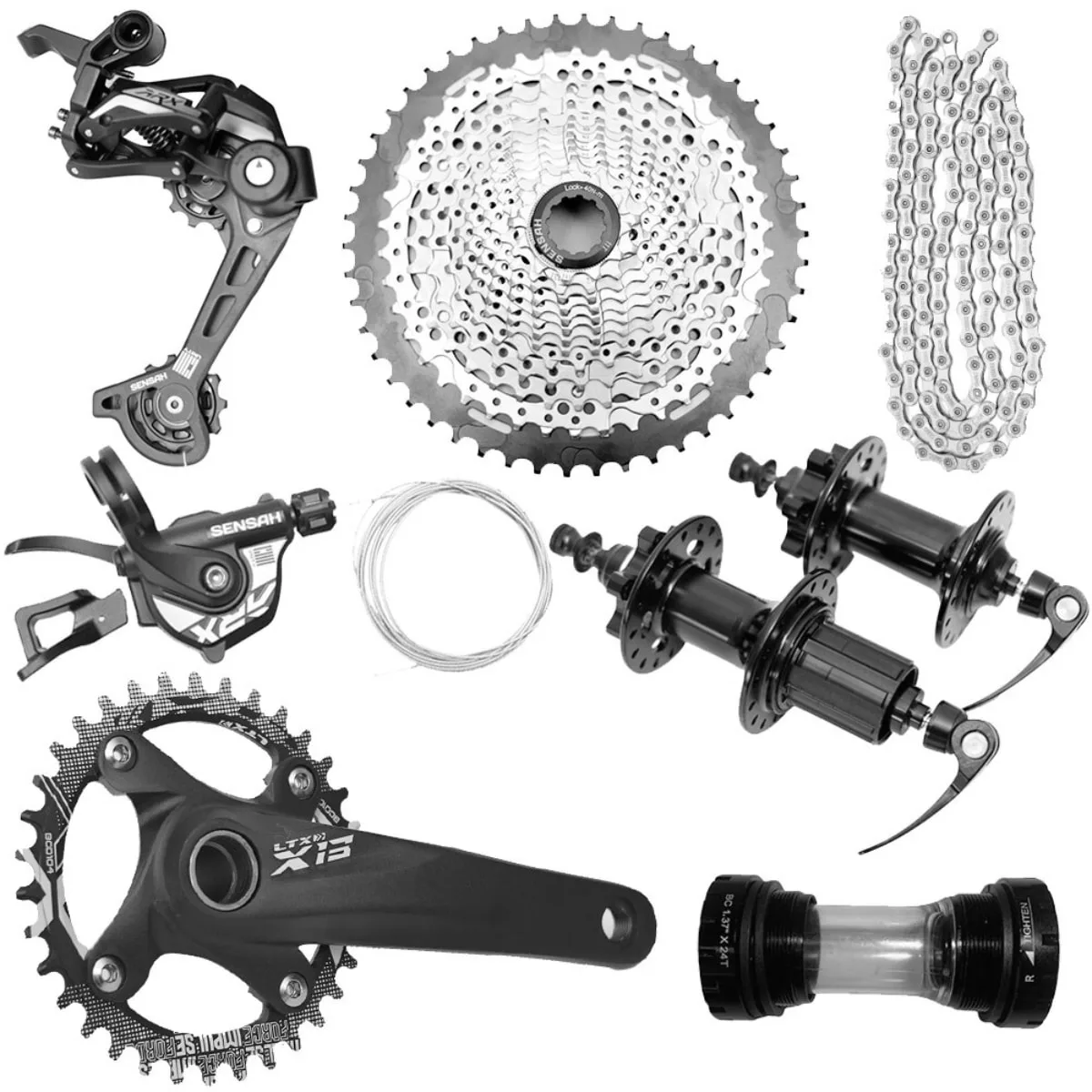 Kit Relação Sensah K2 ARX 13 Velocidades