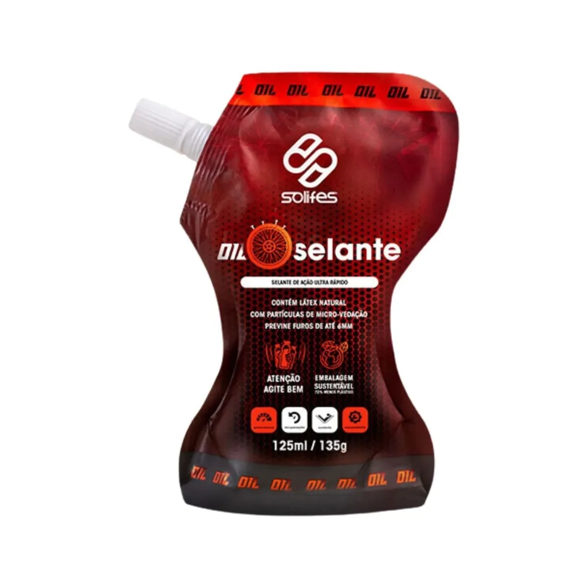 Líquido Selante Solifes 125 Ml Para Tubeless Pneu MTB