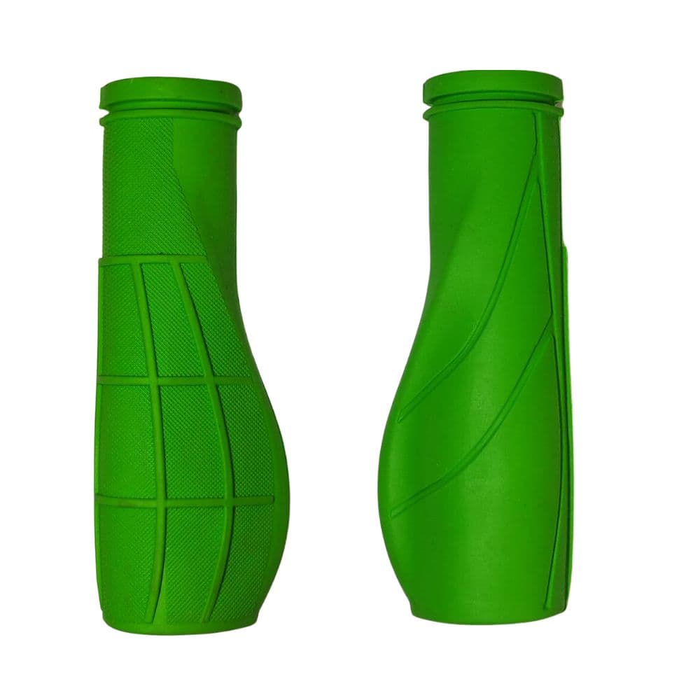Manopla Bike Garra7 Confort Anatomica Verde Borracha 125mm