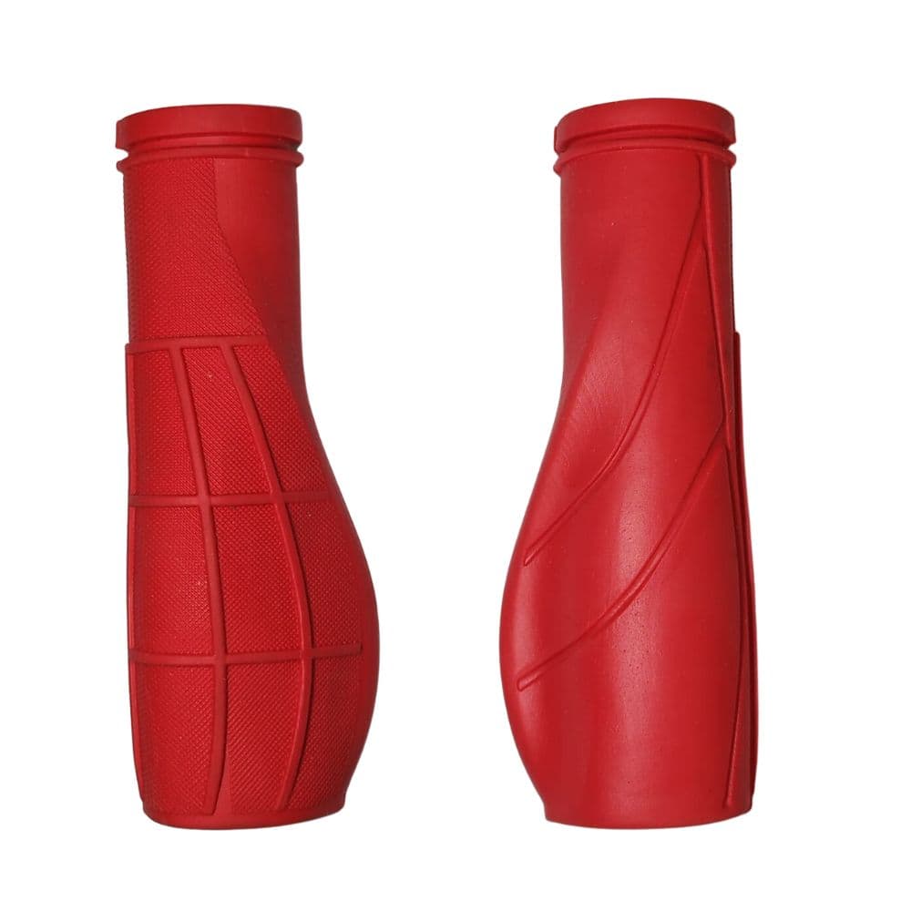 Manopla Bike Garra7 Confort Anatomica Vermelho Borracha 125mm