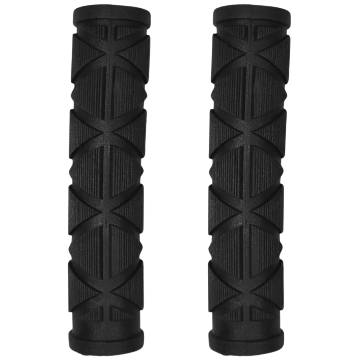 Manopla Bike Neopak Excalibur Preto Borracha 125mm ( 2 Unidades )
